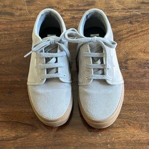 Vans gray lace-up shoe. Size US Youth 5.0